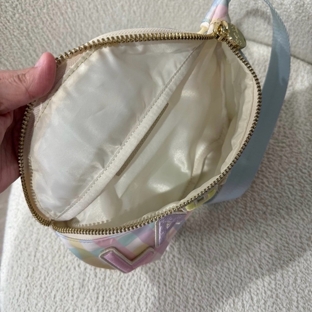 Stoney Clover Personalized Rainbow Gingham Fanny Pack - Picture 3 of 4